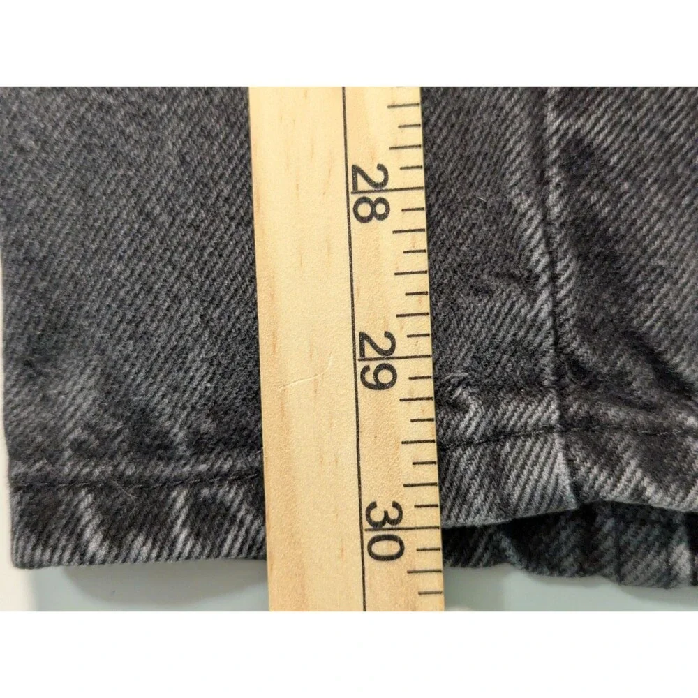 Wrangler Authentics Men's Black Denim Jeans 40x30 Relaxed Straight Leg 96501CB